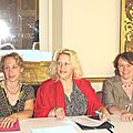 Sophie, Karen et Charlotte