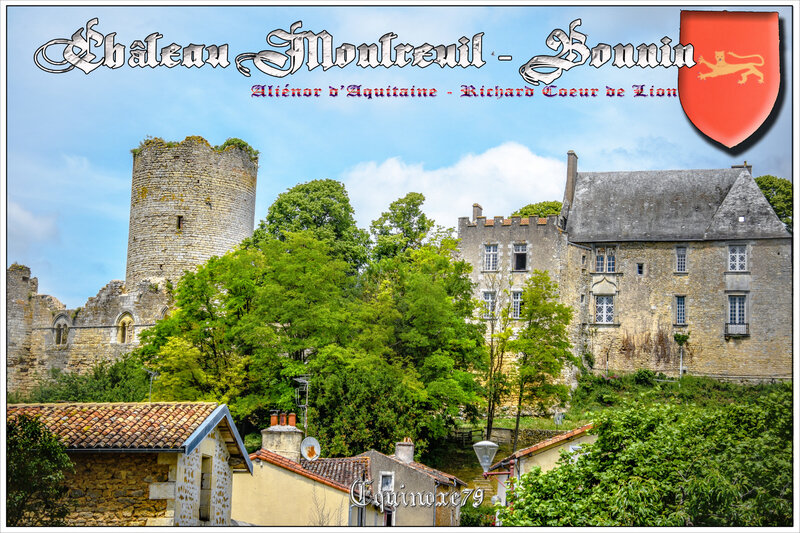 loto patrimoine restauration château Aliénor Aquitaine - Richard Coeur de Lion - Montreuil Bonnin