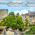Loto patrimoine: restauration du château d'aliénor aquitaine - richard coeur de lion - montreuil bonnin