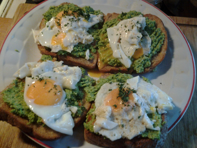 Jammy egg Toast les recettes de Marie Josée