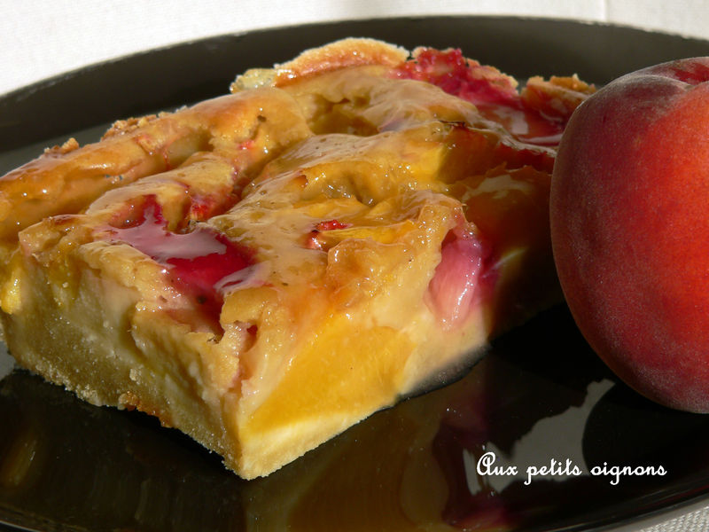 Gateau Moelleux Peches Sirop De Verveine Aux Petits Oignons Blog Vegetarien