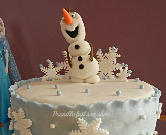 Gateau La Reine Des Neiges Olaf En Vedette Prunille Fait Son Show