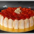 Charlotte aux fraises et au sureau