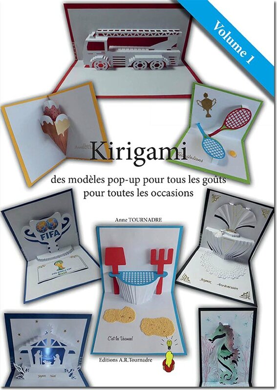 Mon premier livre enfin édité ! Kirigami - des modèles pop-up pour tous les goûts, pour toutes les occasions