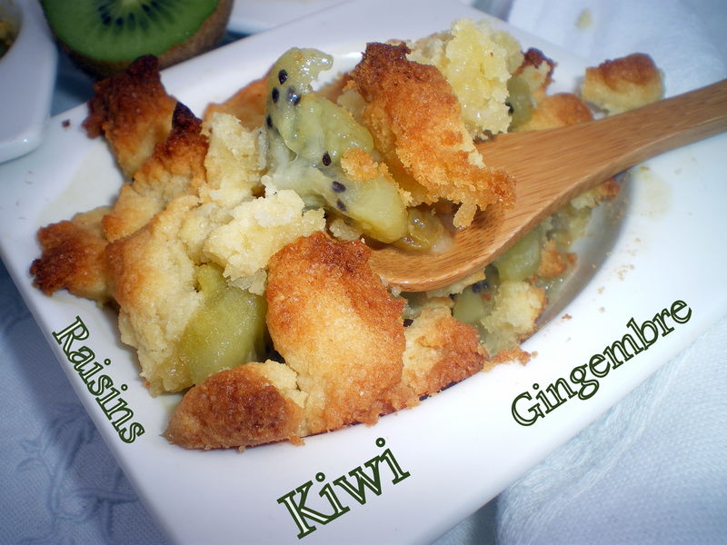 Peut-on Donner Du Raisin Aux Poules Crumble aux kiwis, raisins et gingembre - Dans vos assiettes
