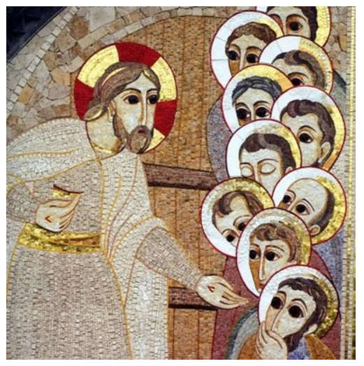 Jésus ressuscité et ses disciples, Marko Rupnik