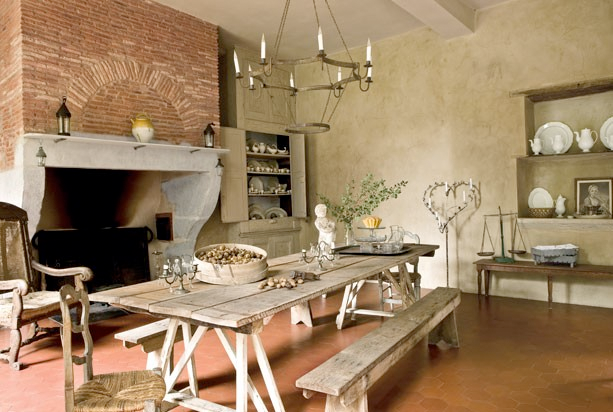 kitchen-with-fireplace