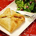 Feuilletés au fromage de chèvre fermier & aux noix
