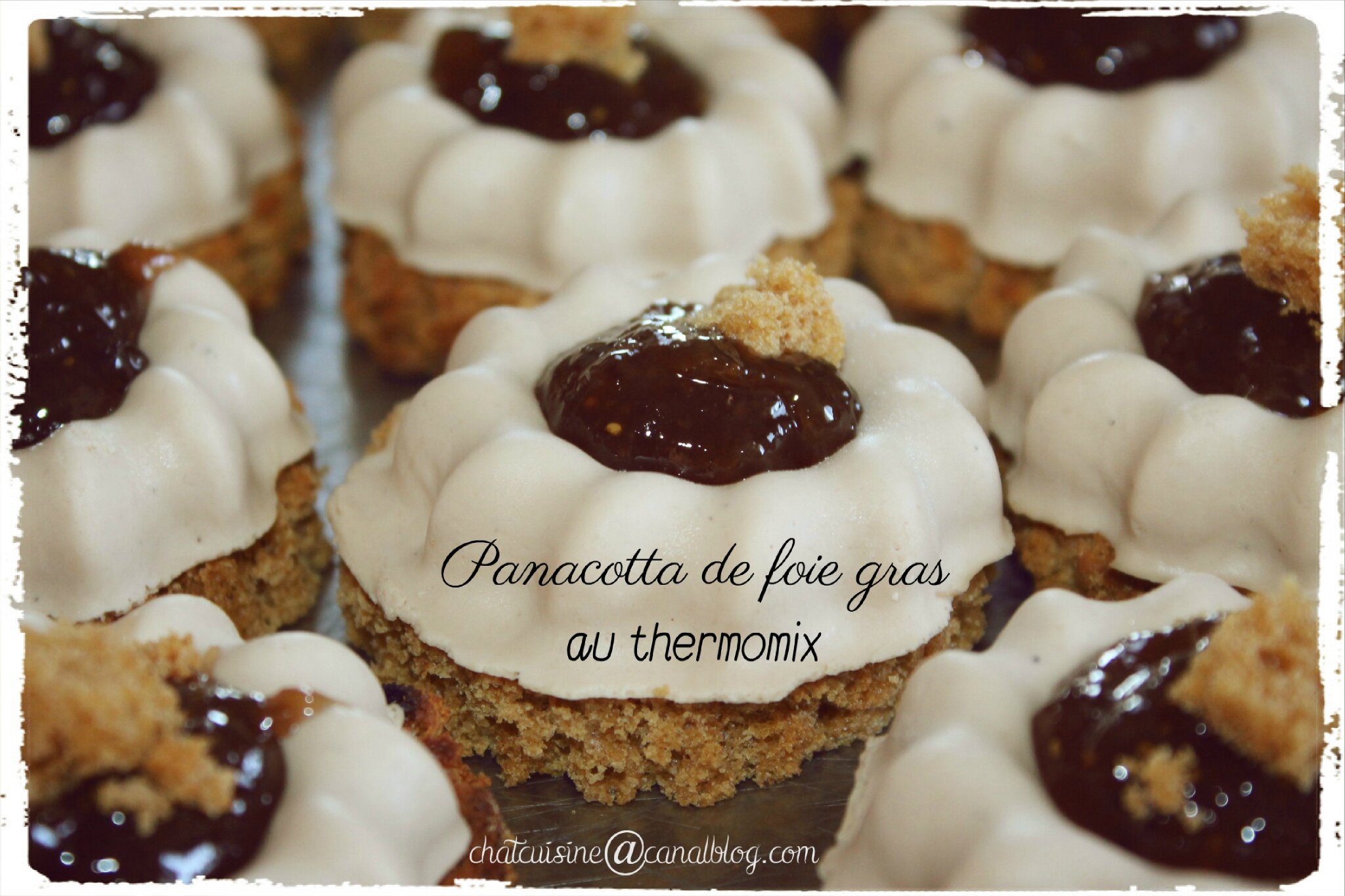 Choux à La Mousse De Foie Gras Thermomix Panna cotta de foie gras au thermomix ou pas - chatcuisine