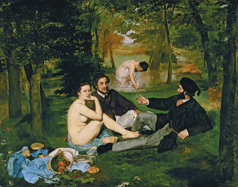 Photo (C) RMN-Grand Palais (musée d'Orsay) - © Benoît Touchard Mathieu Rabeau-Le Déjeuner sur l'herbe