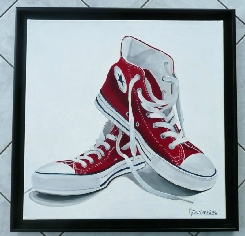 converse peinture