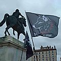 Manifestation contre la chasse aux loups - lyon 16 janvier 2016