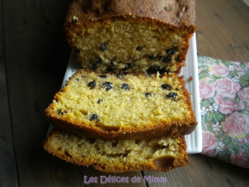Cake au sirop d’érable et aux myrtilles 2