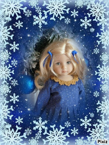 Vivez la magie de Noël avec Neve, la ravissante poupée de neige