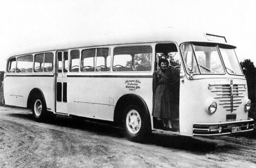 GOTTLOB AUWÄRTER - BUS CHASSIS BÜSSING 6000T - 1952