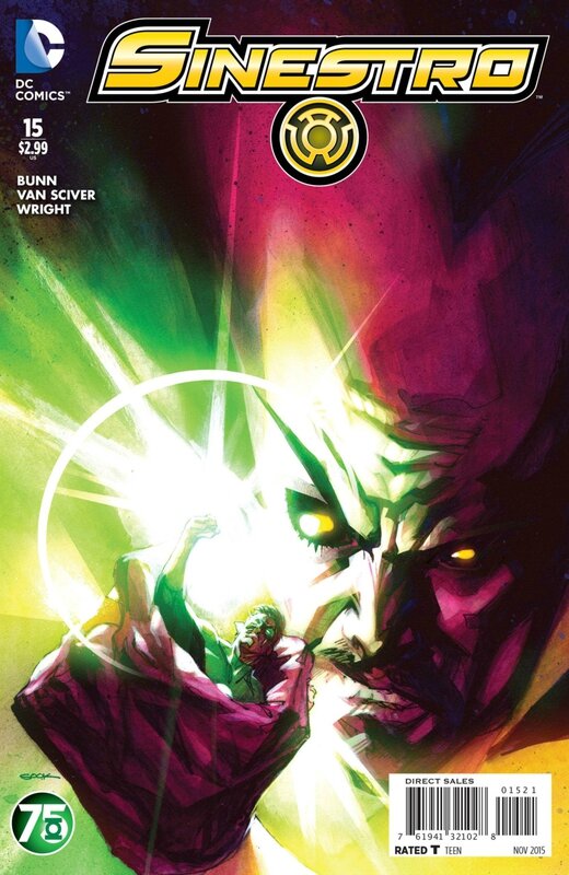 new 52 sinestro 15 green lantern variant