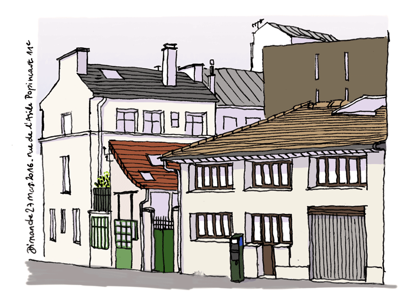 Rue de l'Asile Popincourt Paris 11e