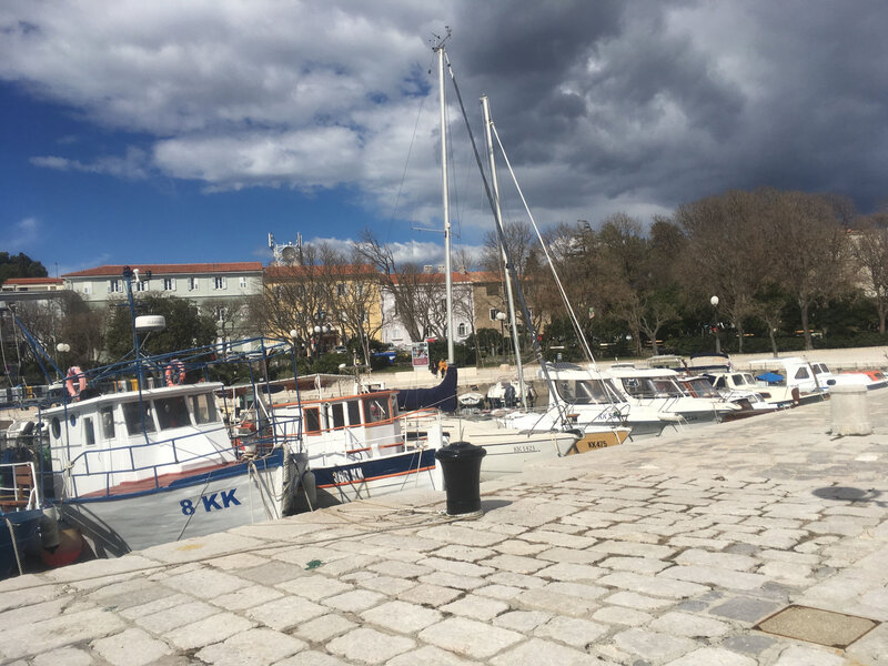 Le quai de Krk, mardi 16 mars 2021