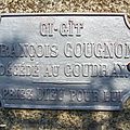 Saint-André-Goule-d'Oie (85) – Tombe de François Cougnon
