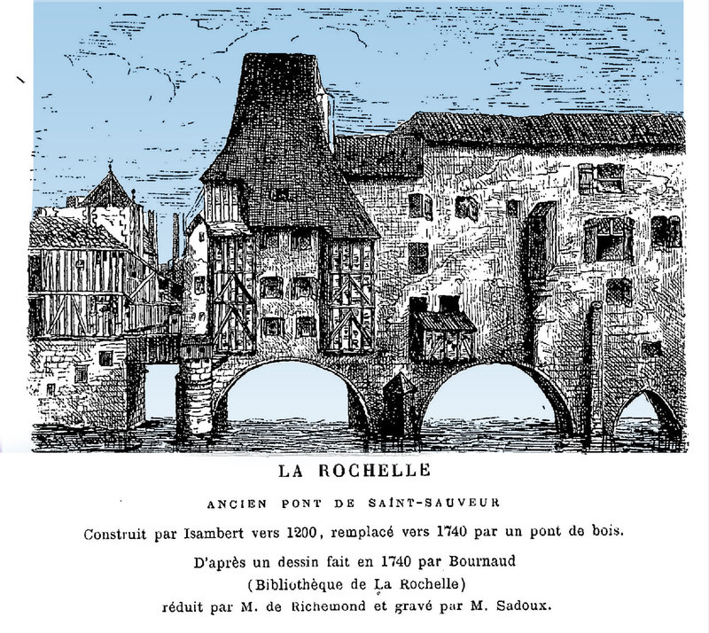 La Rochelle ancien pon Saint Sauveur Templiers