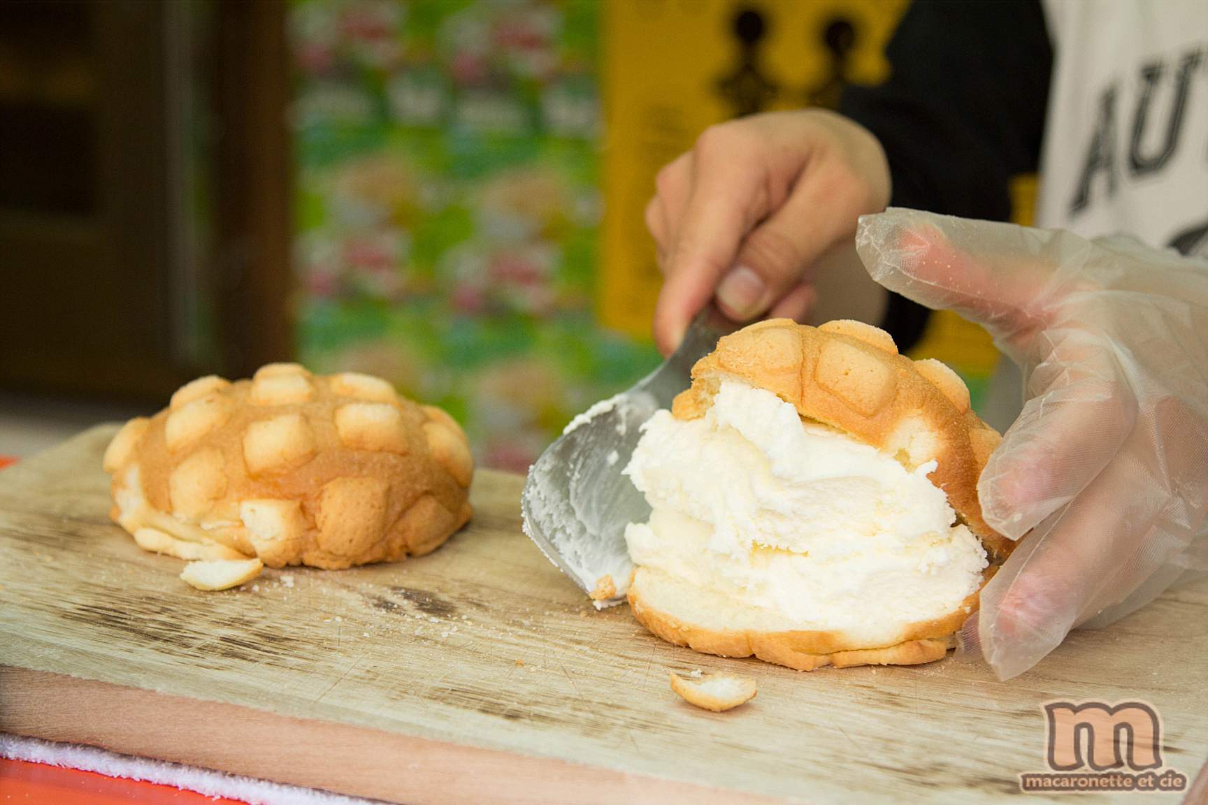 Melon Pan メロンパン Le Pain Melon Specialite Boulangere Japonaise Macaronette Et Cie