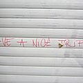 Un graffiti lu rue d'antrain le 3 février 2013