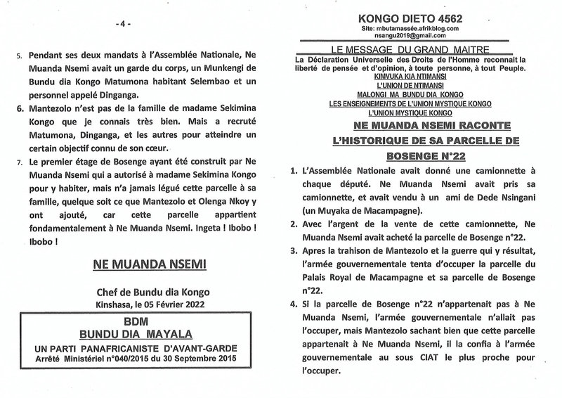 KONGO DIETO 4562 a