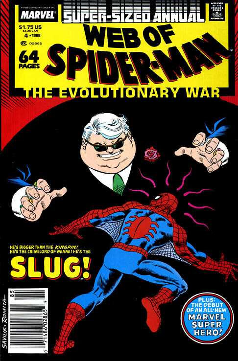 web of spiderman annual 04 1988 the evolutionary war