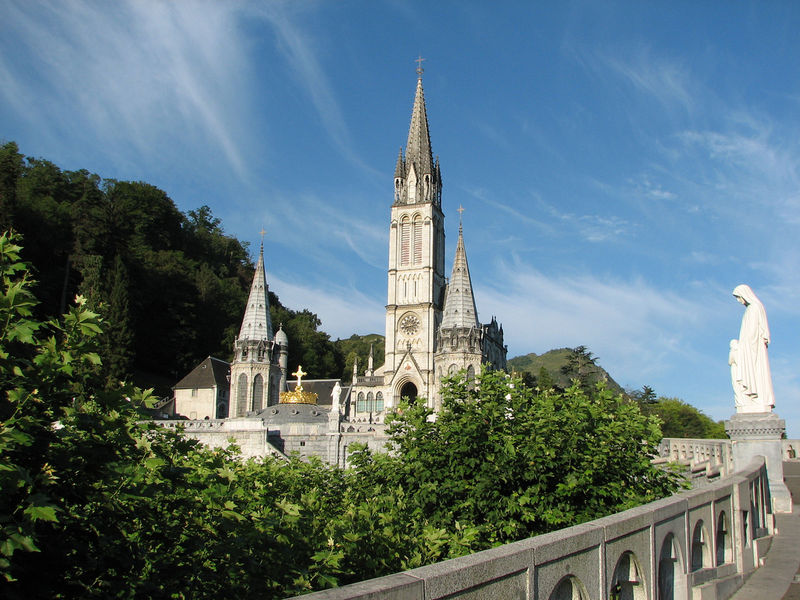 Lourdes, la Basilique de l'Immaculée Conception