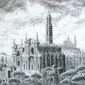 paysage avec églises baroques