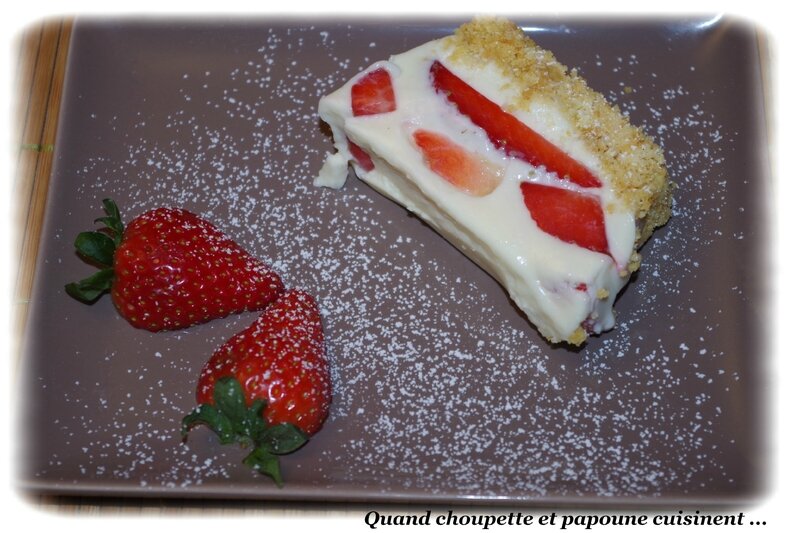 Terrine De Fraises Au Chocolat Blanc Quand Choupette Et Papoune Cuisinent