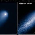 Ison une comète faible qui a de grande chance de se disloquer a l'approche de la péliphélie solaire