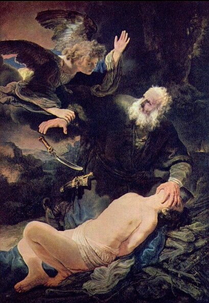 Le sacrifice d'Abraham, Rembrandt-Harmensz-van-Rijn