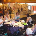 Les copines brodent au salon ...