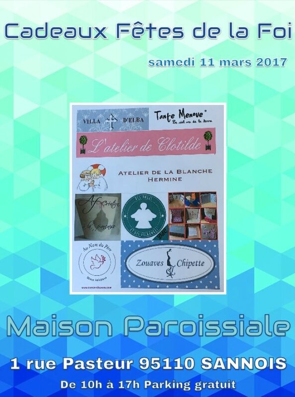Invitation pour la vente Fêtes de la Foi à Sannois