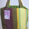 espadrille prune anis - vendue