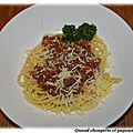 Bolognaise de gigue de chevreuil