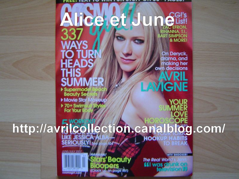 Cosmo Girl-couverture n°1 (juin-juillet 2007)