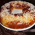 Galette des rois briochee