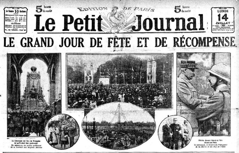 Le petit journal 14 07 1919
