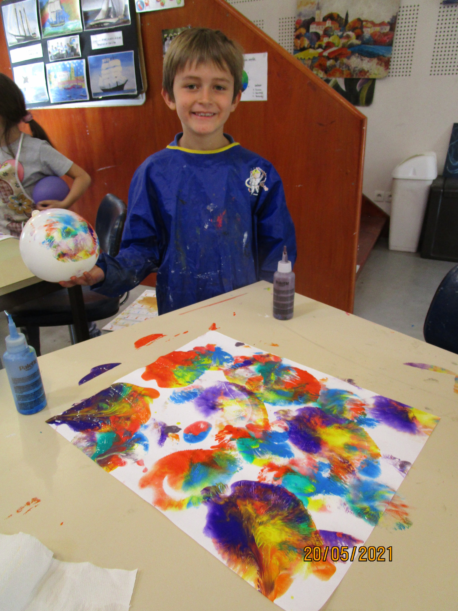 Reprise de l Atelier peinture pour les enfants de l ECLA. - Domi Dessins et  Peintures
