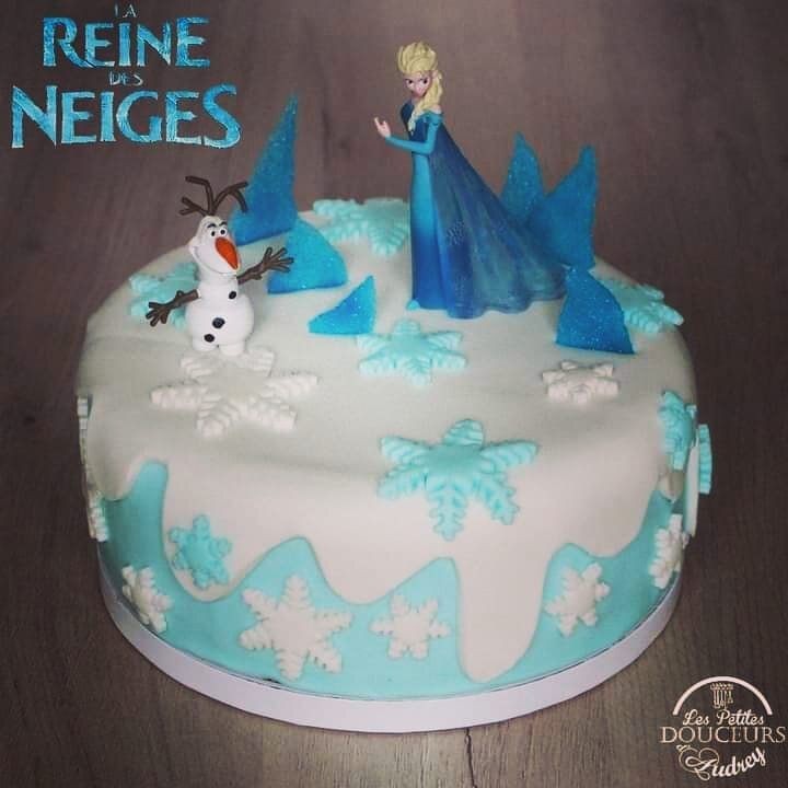 Gâteau La reine des neiges - Les petites douceurs d'Audrey