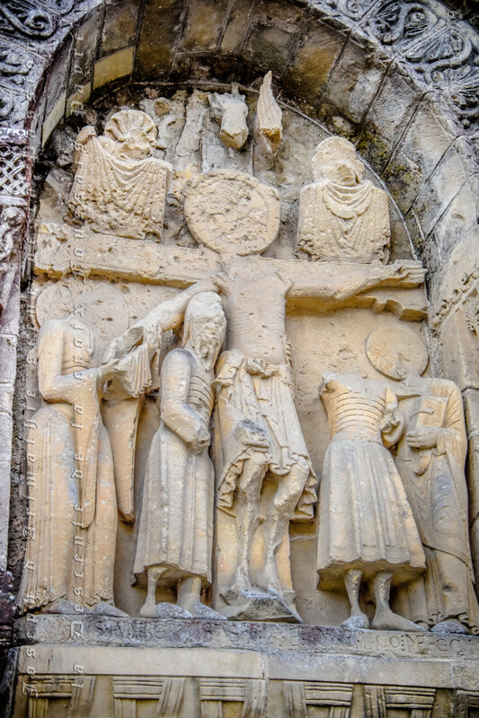 Joseph d'Arimathie scène de la Passion la Descente de la croix Foussais-Payré (3)