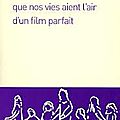 Ma rentrée littéraire...