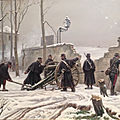 Chaperon (Eugène), Bataille sous la neige en 1870