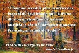 Citation Donatien de Sade