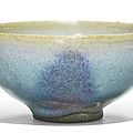 A fine purple-splashed 'Jun' 'bubble' bowl, Northern Song dynasty