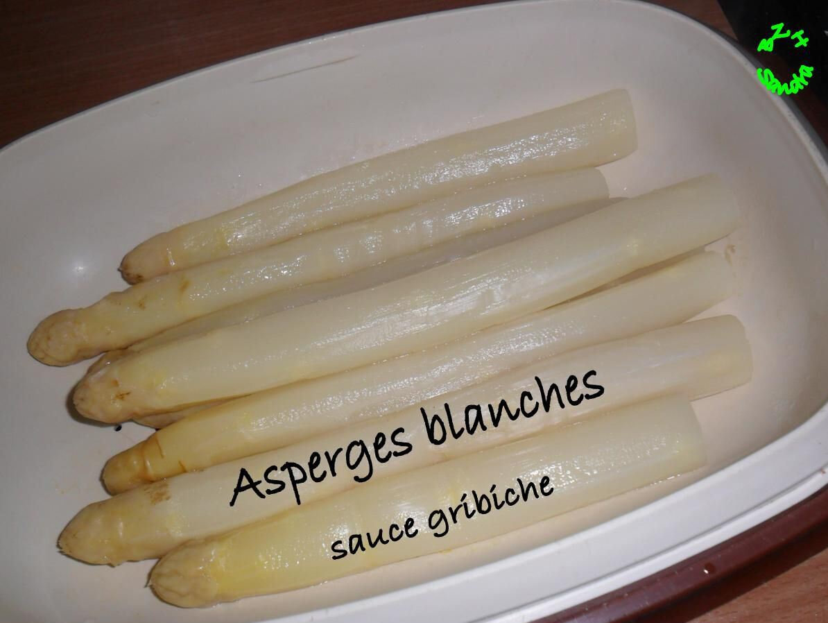 Asperges blanches sauce gribiche BZH SANDRA