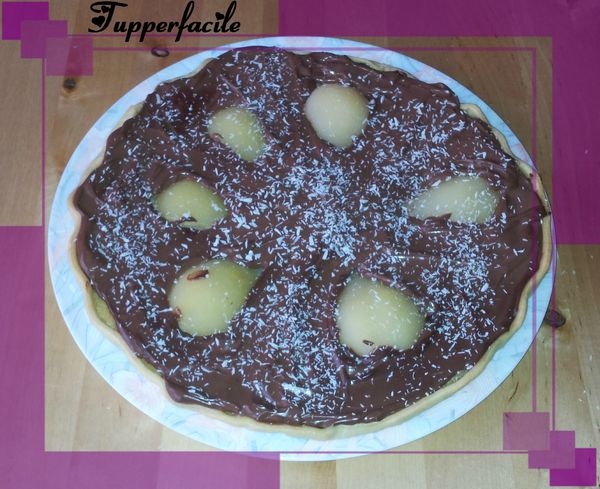 Tarte Aux Poires Chocolat Et Noix De Coco Les Recettes Tup De Candy Lou Recettes Simples Et Faciles