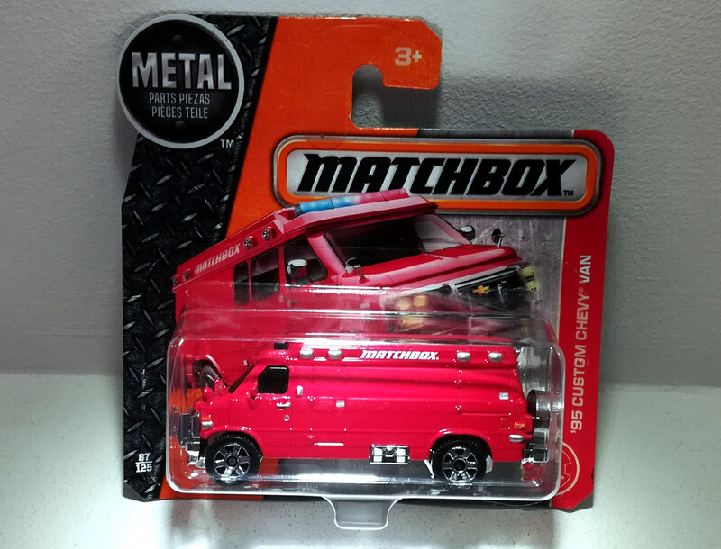 Chevrolet Chevy Van Custom de 1995 (Matchbox)